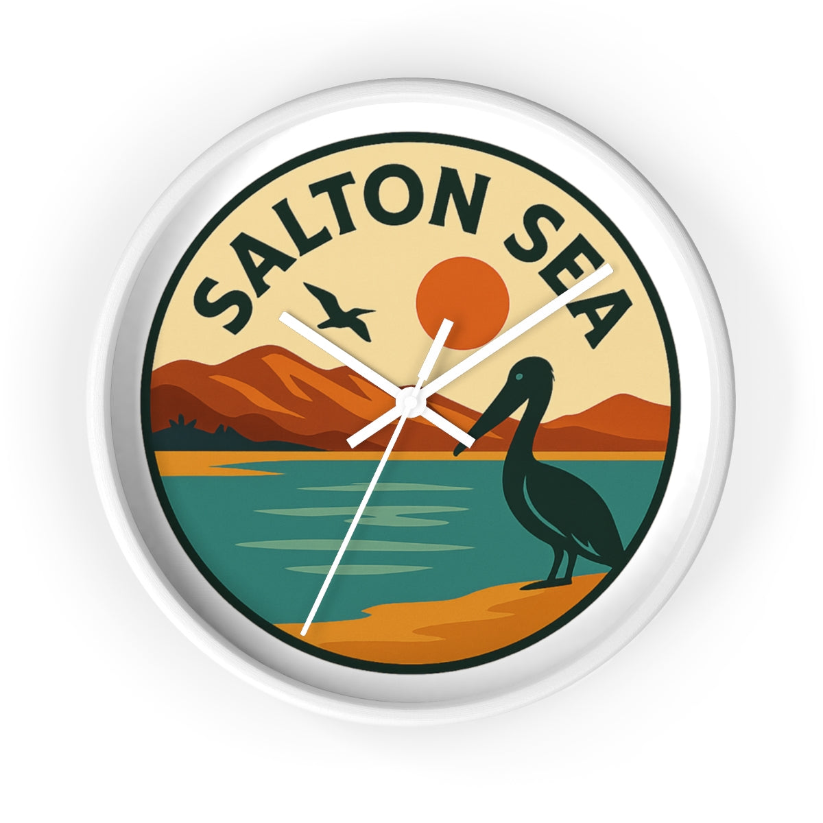Salton Sea Wall Clock