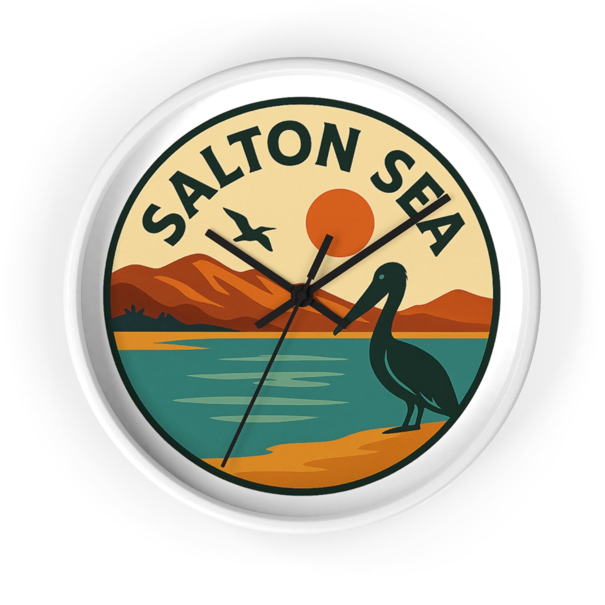 Salton Sea Wall Clock