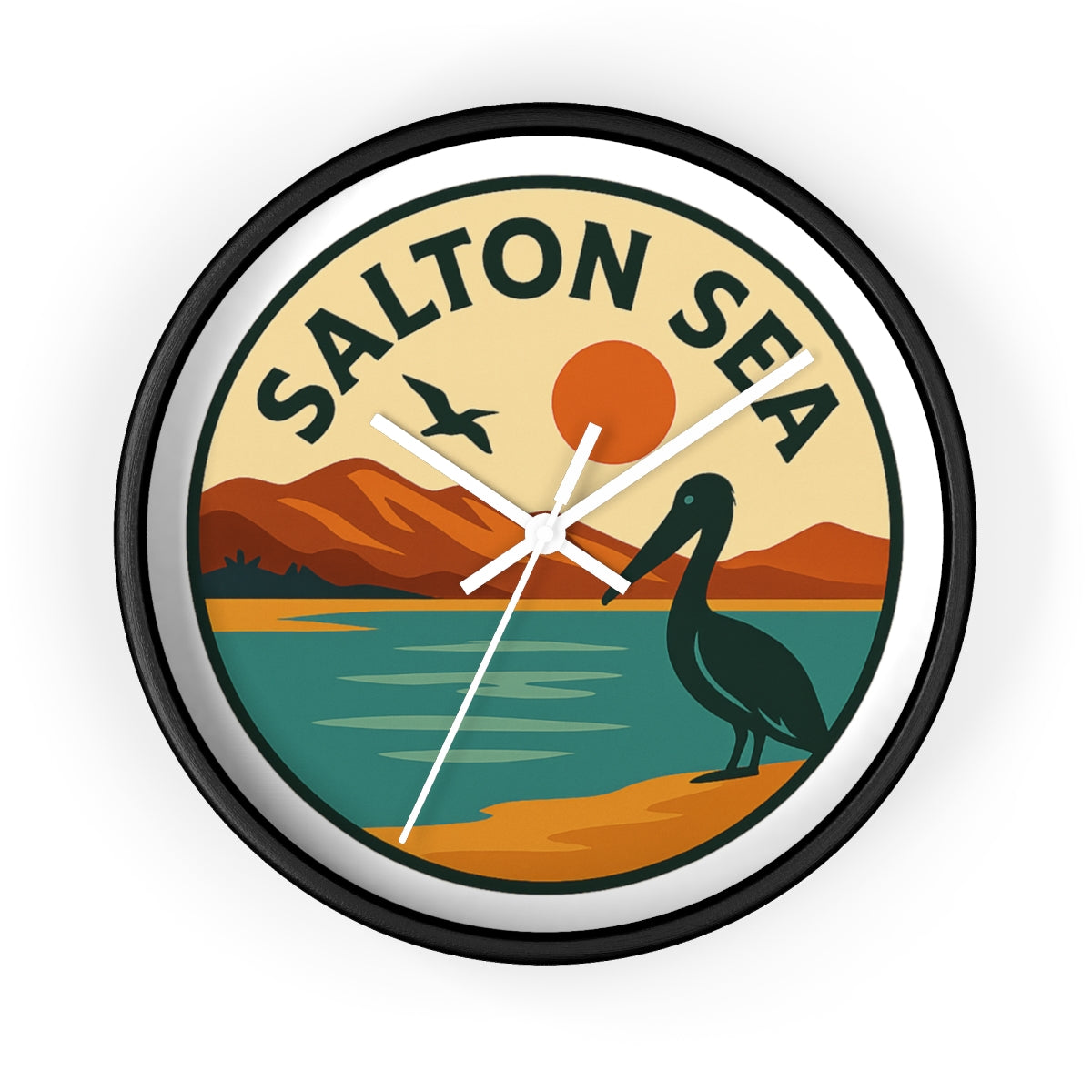 Salton Sea Wall Clock