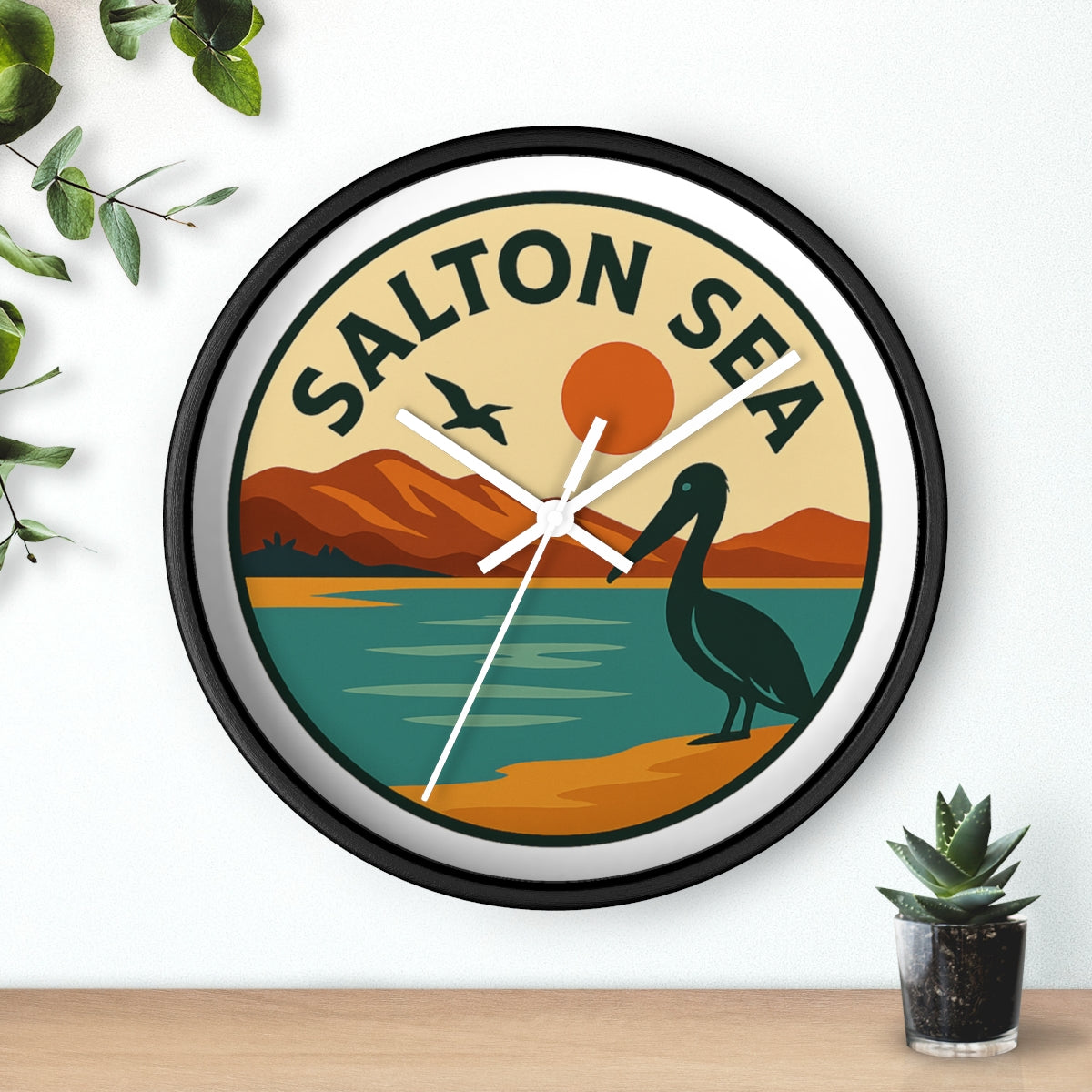 Salton Sea Wall Clock