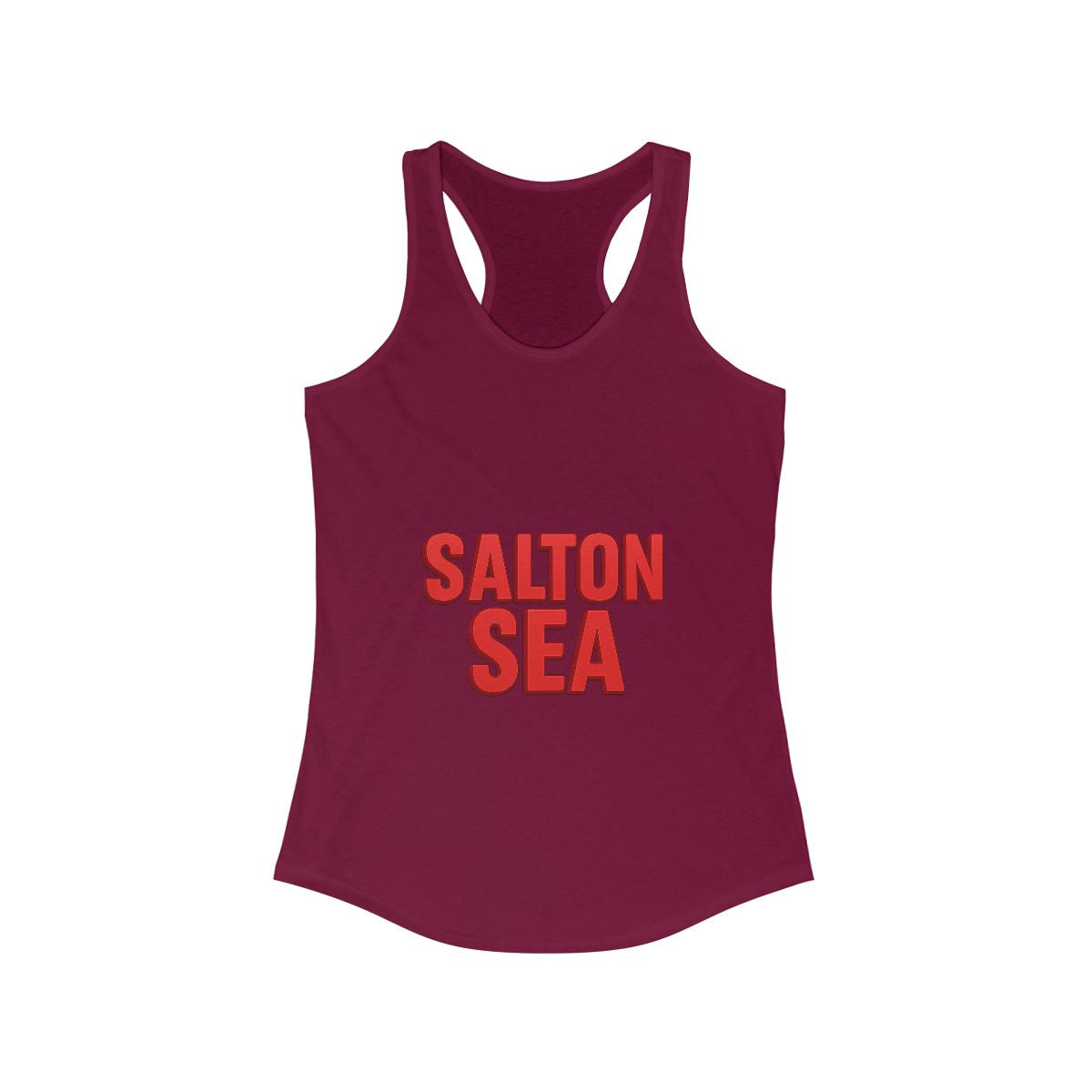 Salton Sea Women's Racerback Tank, Summer Top, Beachwear, Travel Tee, Outdoor Workouts, Casual Fashion
