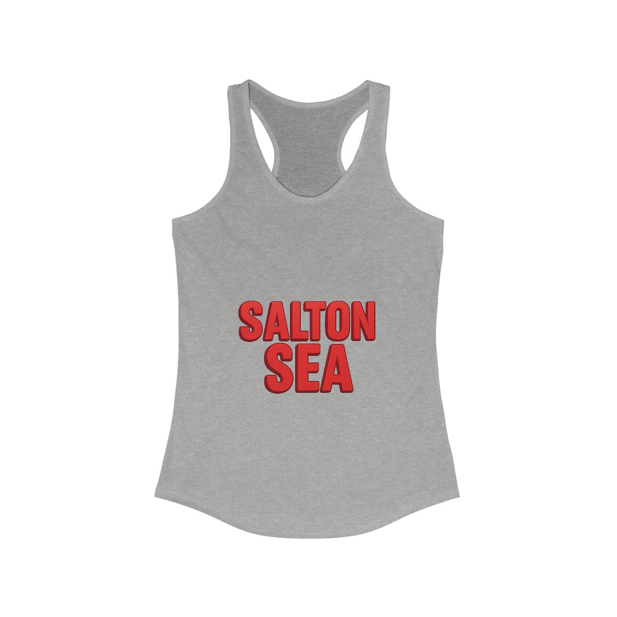 Salton Sea Women's Racerback Tank, Summer Top, Beachwear, Travel Tee, Outdoor Workouts, Casual Fashion