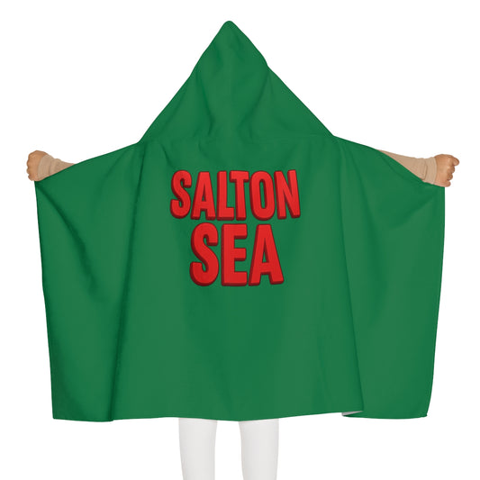 Salton Sea Youth Hooded Towel - Design, Kids Bathrobe for Pool, Beach, Swimming, Summer Fun, Gift for Children