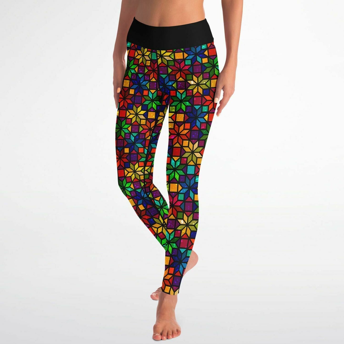 Stained Glass Leggings with Pockets
