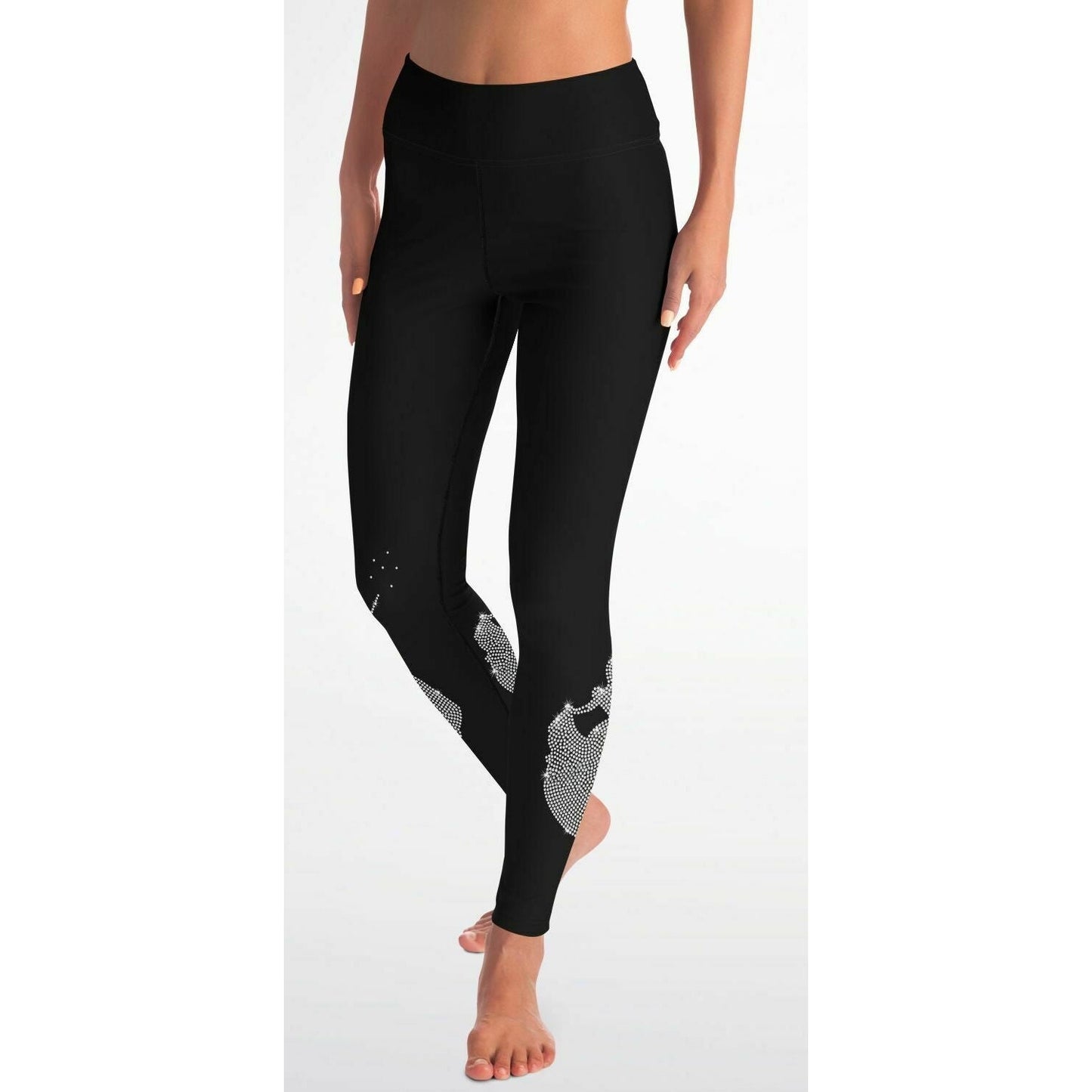 Princess Rhinestone Leggings with Pockets