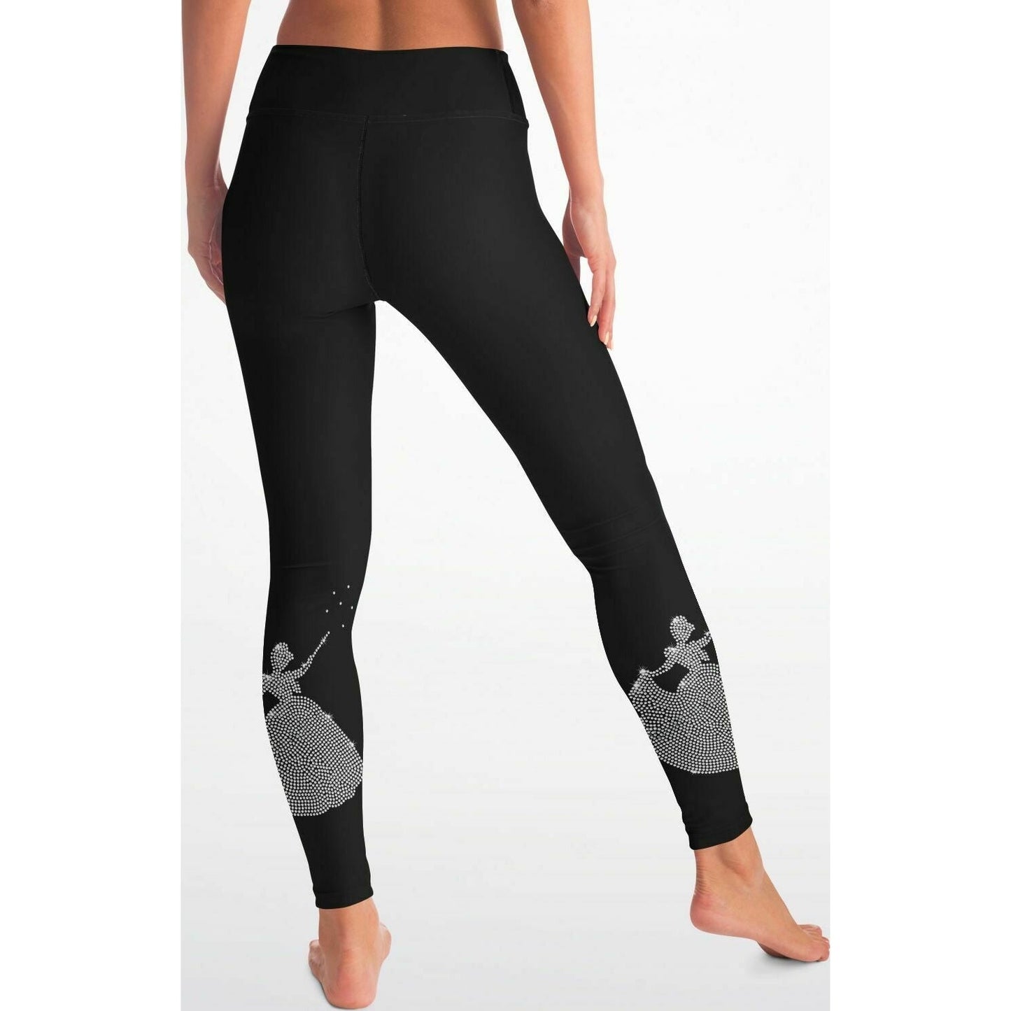 Princess Rhinestone Leggings with Pockets